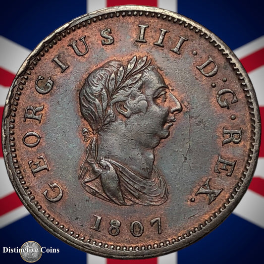 Great Britain 1807 Half Penny 1/2d GB5187