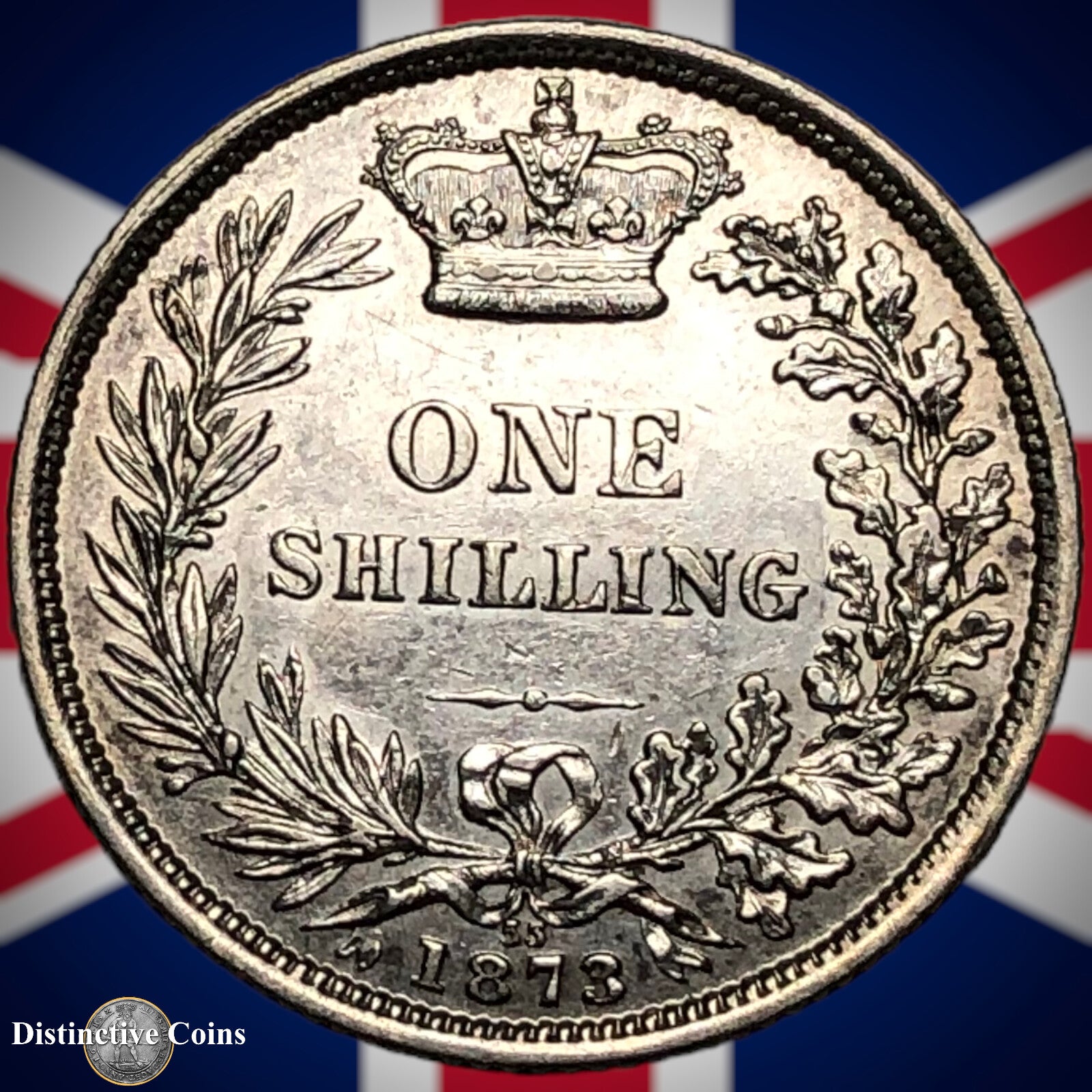 Great Britain 1873 British One Shilling GB0339