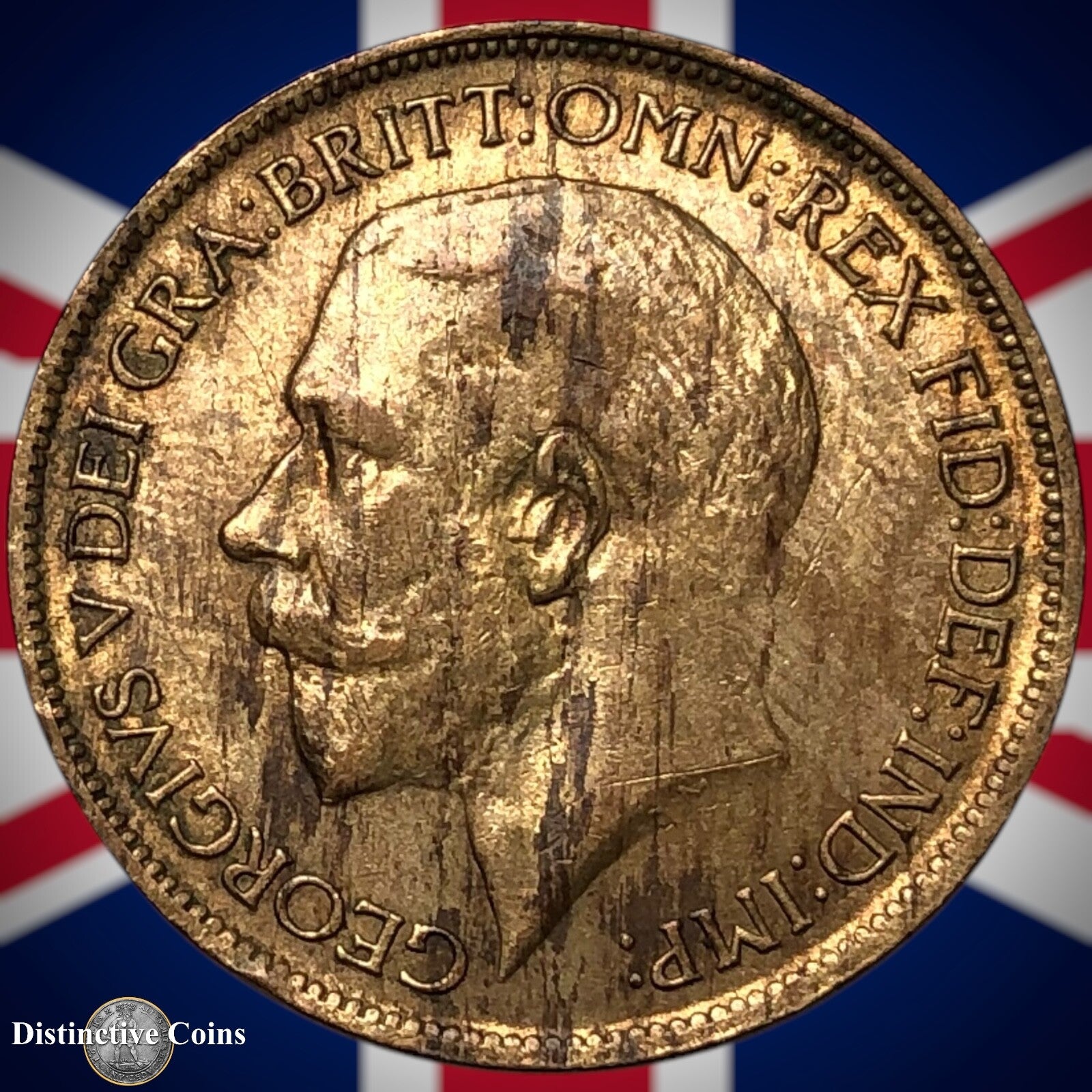 Great Britain 1921 Half Penny 1/2d GB5892