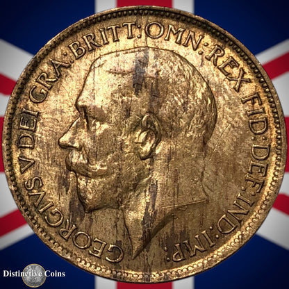 Great Britain 1921 Half Penny 1/2d GB5892