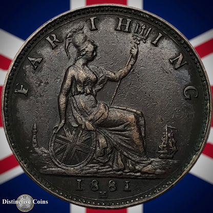 Great Britain 1881 H Farthing 1/4d GB3960