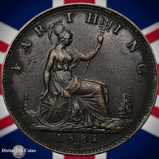 Great Britain 1881 H Farthing 1/4d GB3960