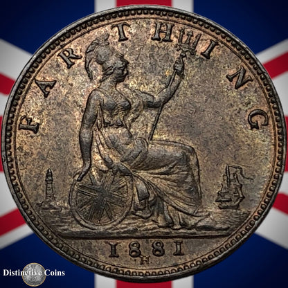 Great Britain 1881 H Farthing 1/4d GB4002
