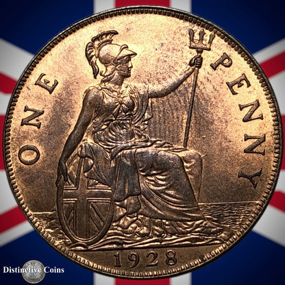 Great Britain 1928 Penny 1d GB7092