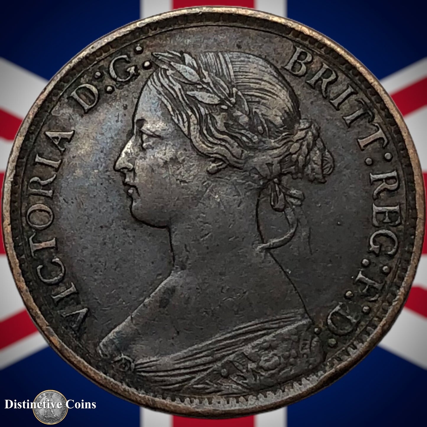 Great Britain 1873 Farthing 1/4d GB3691