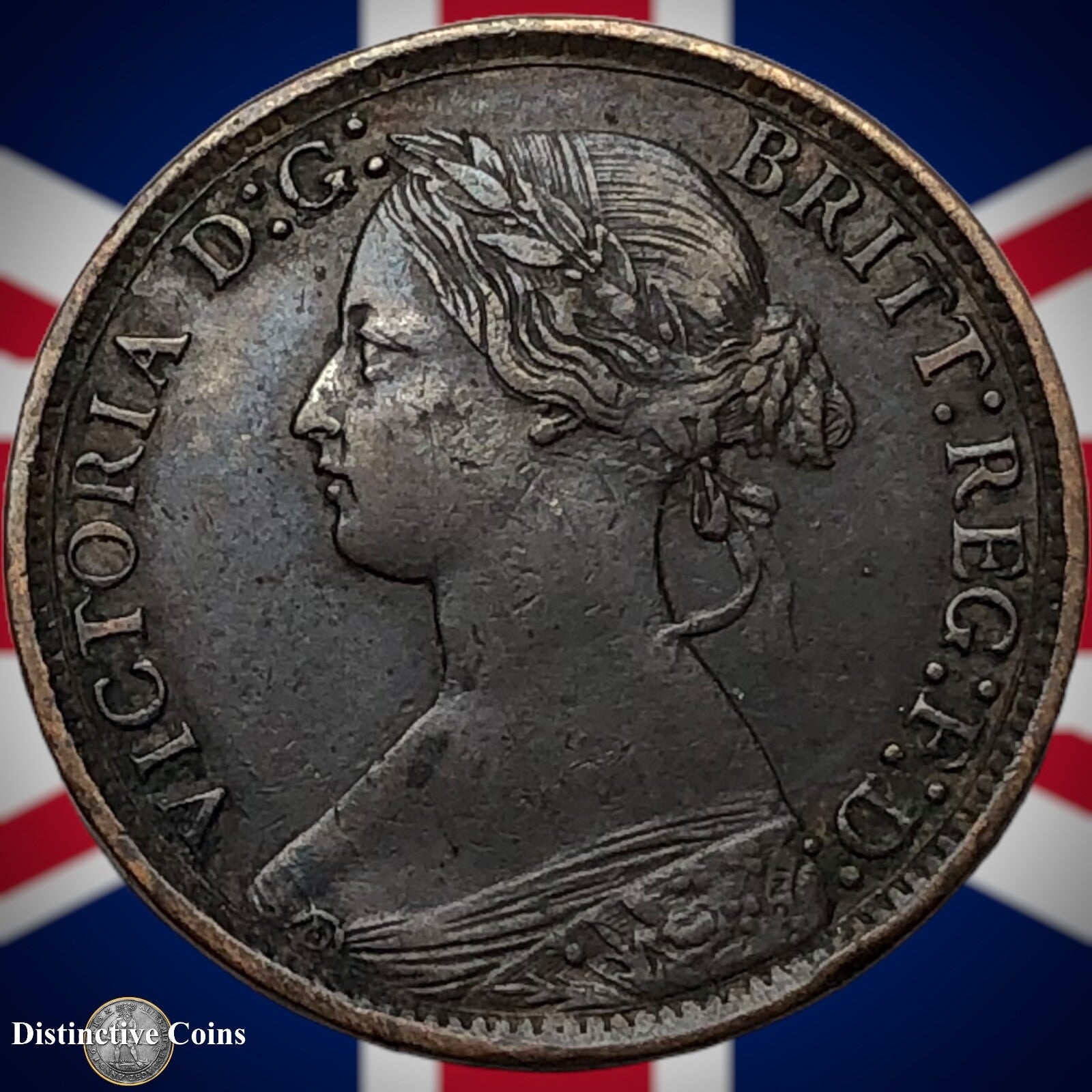 Great Britain 1873 Farthing 1/4d GB3691