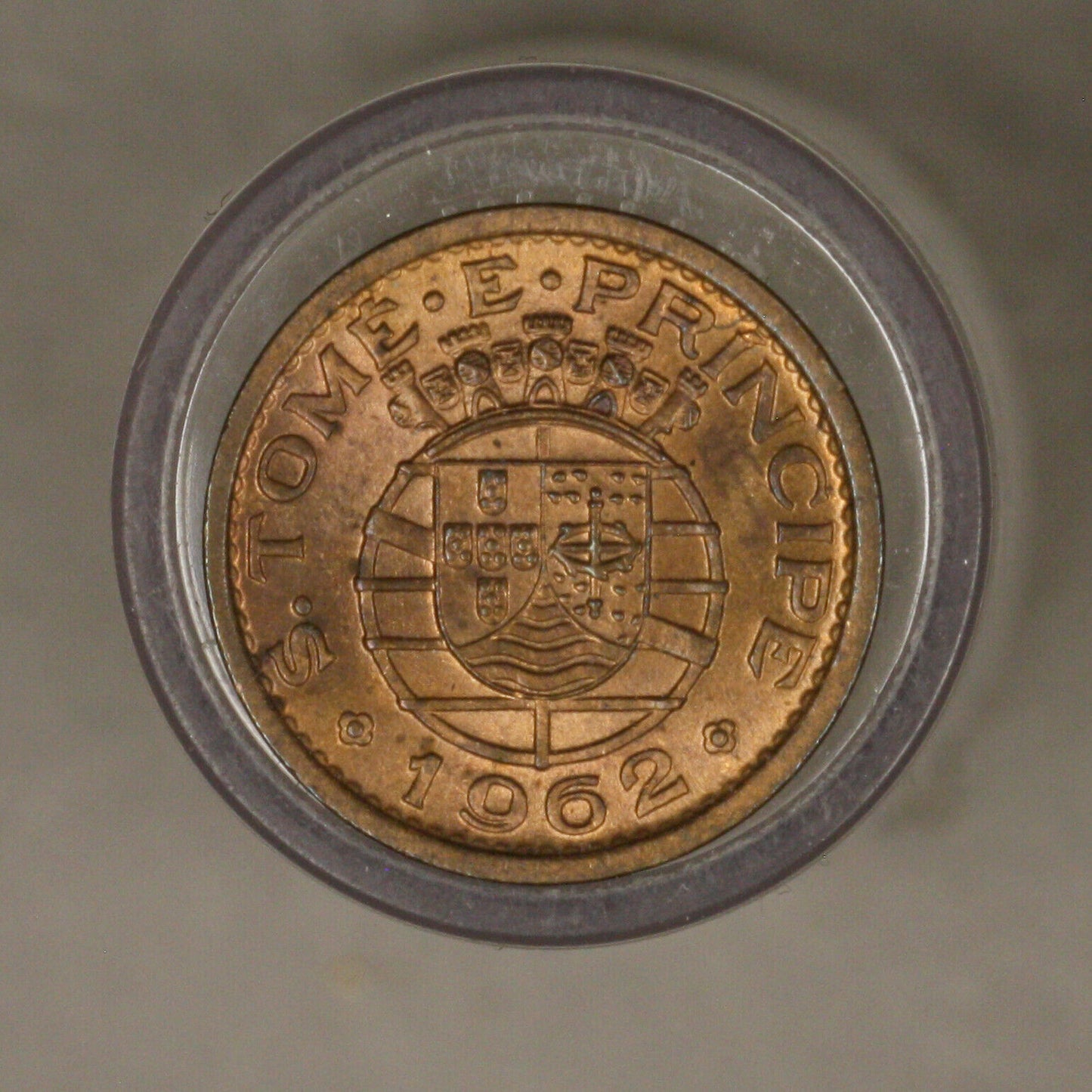 St. Thomas and Prince 1962 10 centavos bu