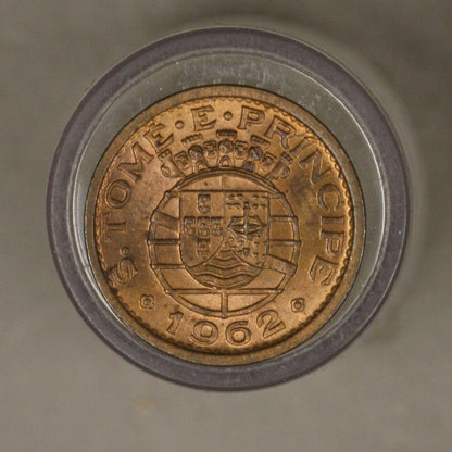 St. Thomas and Prince 1962 10 centavos bu