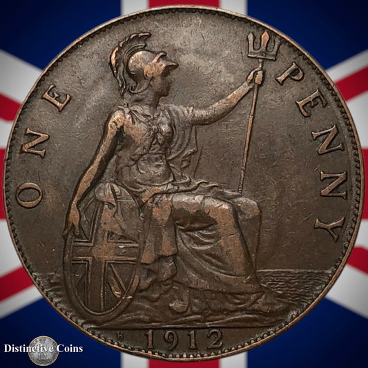 Great Britain 1912 H Penny 1d GB6787