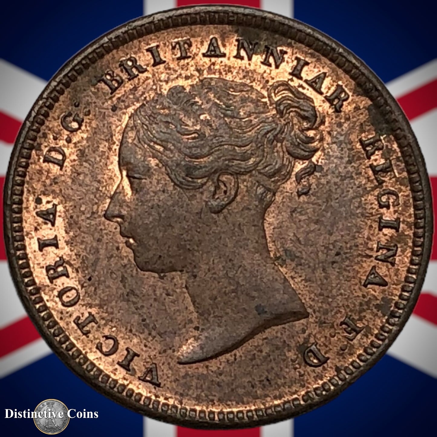 Great Britain 1844 Half Farthing 1/2 Penny GB3130
