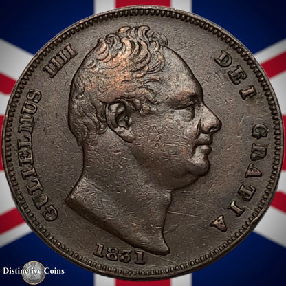 Great Britain 1831 Farthing 1/4d GB3354