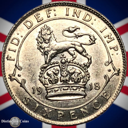 Great Britain 1918 Six Pence GB1628