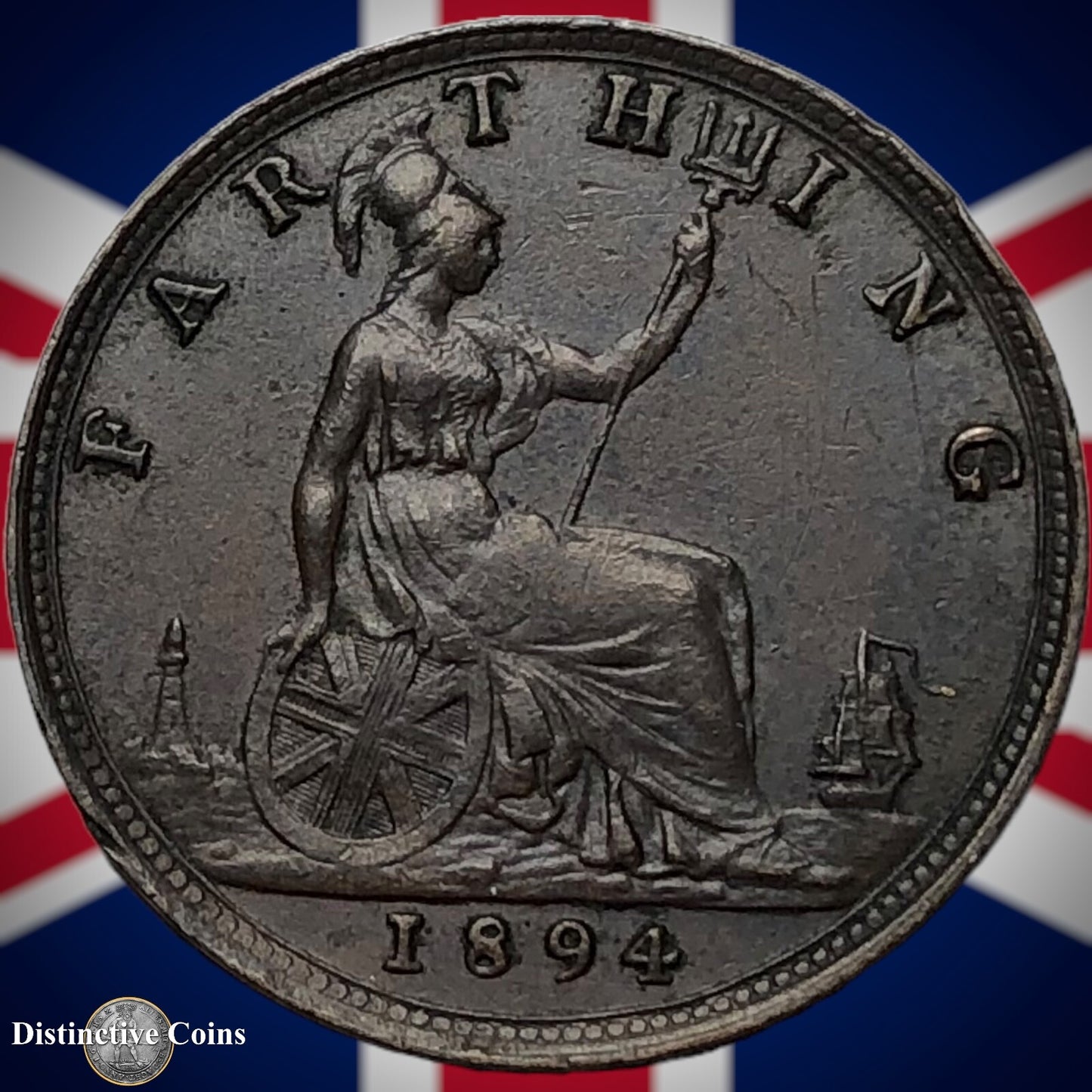 Great Britain 1894 Farthing 1/4d GB4373