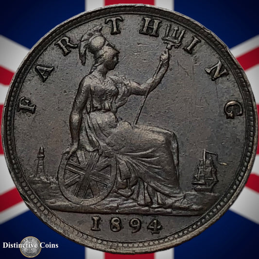 Great Britain 1894 Farthing 1/4d GB4373