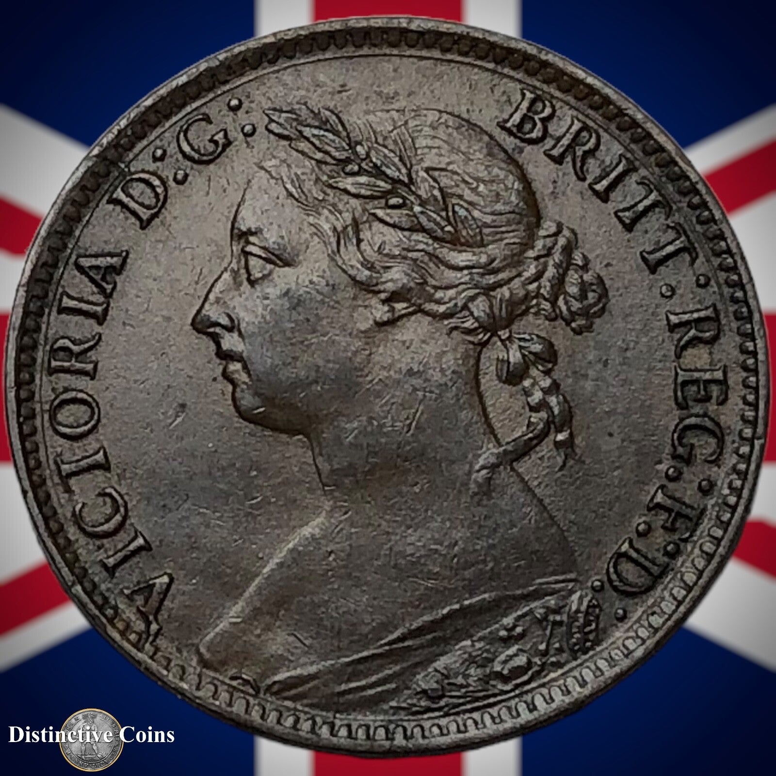 Great Britain 1886 Farthing 1/4d GB4208