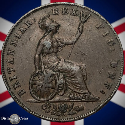 Great Britain 1826 Half Penny 1/2d GB5203
