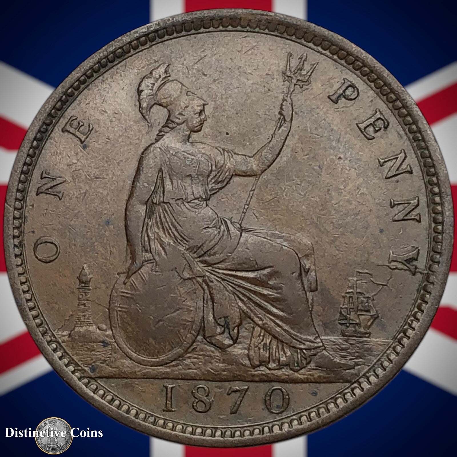 Great Britain 1870 Penny 1d GB6315