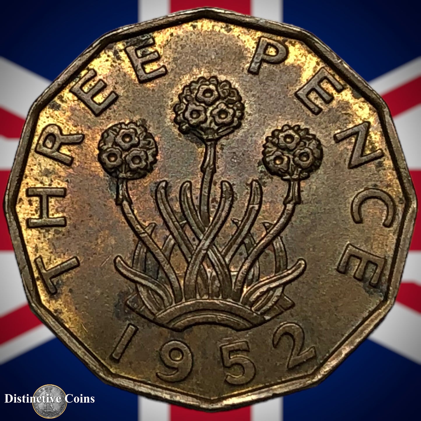 Great Britain 1952 Three Pence GB2513