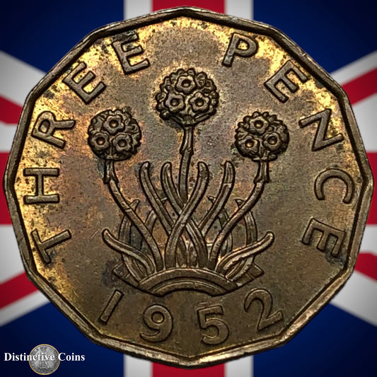 Great Britain 1952 Three Pence GB2513