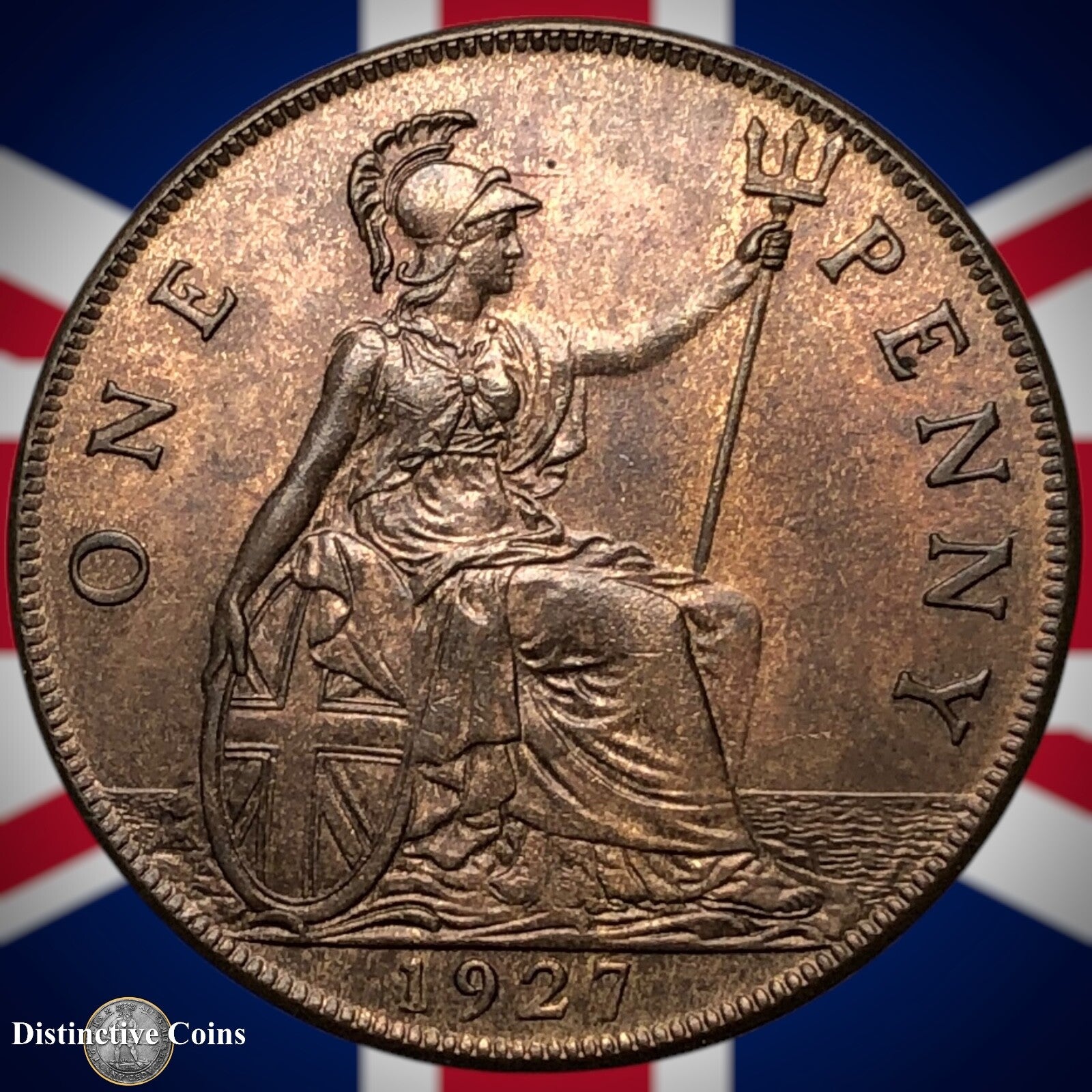 Great Britain 1927 Penny 1d GB7075