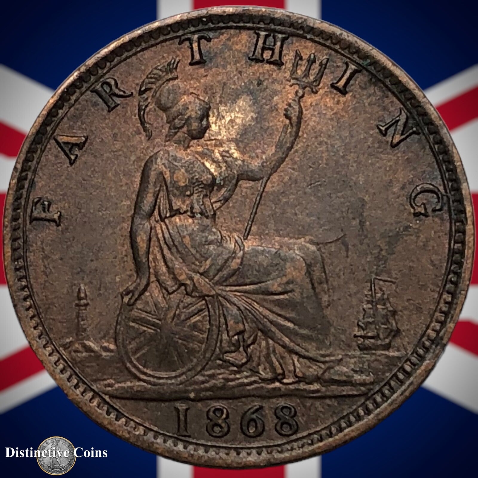 Great Britain 1868 Farthing 1/4d GB3631