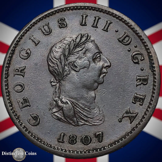 Great Britain 1807 Half Penny 1/2d GB5184