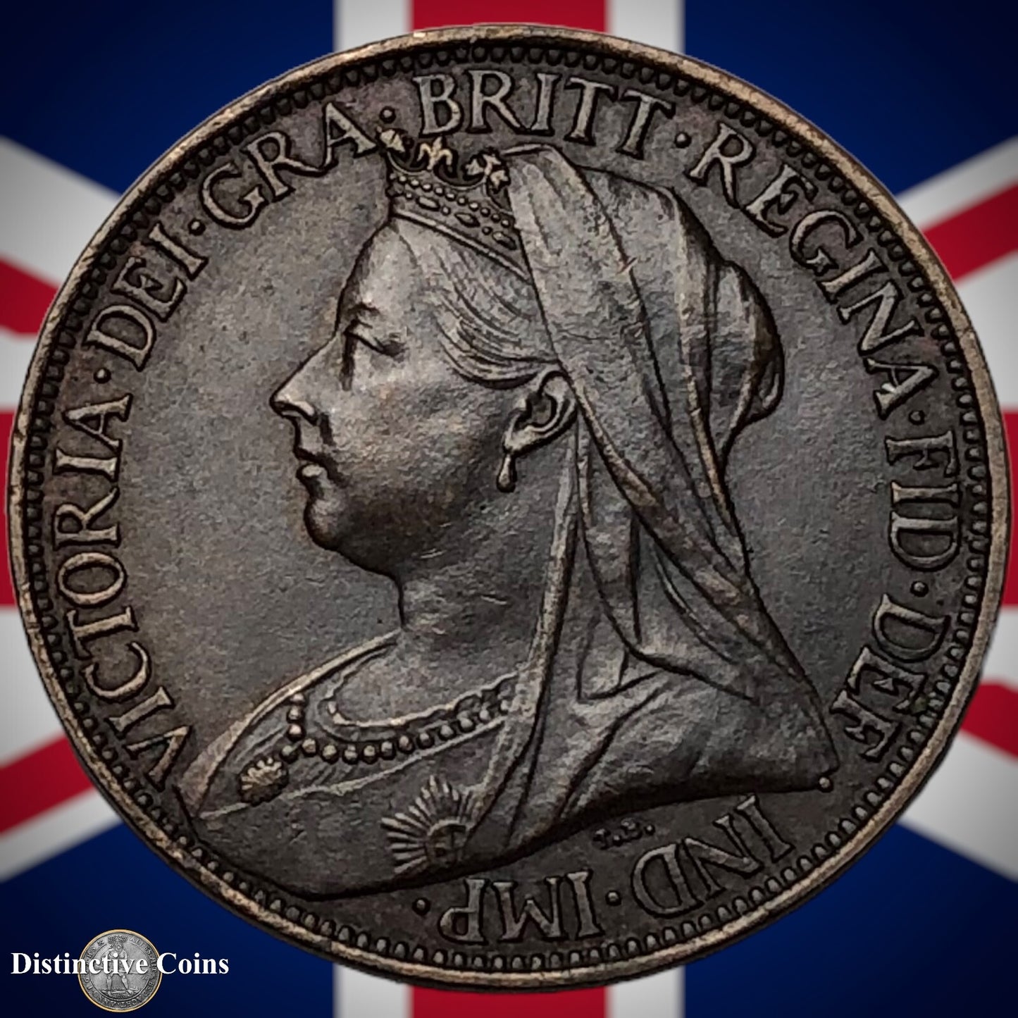 Great Britain 1901 Farthing 1/4d GB4497