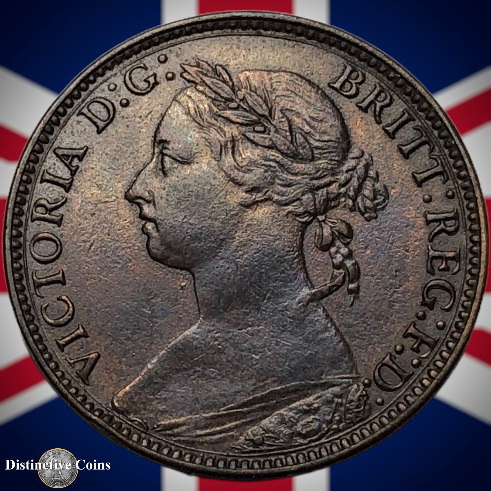 Great Britain 1881 Farthing 1/4d GB3871