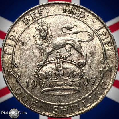 Great Britain 1907 British One Shilling GB0842