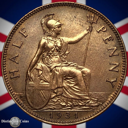 Great Britain 1931 Half Penny 1/2d GB5963