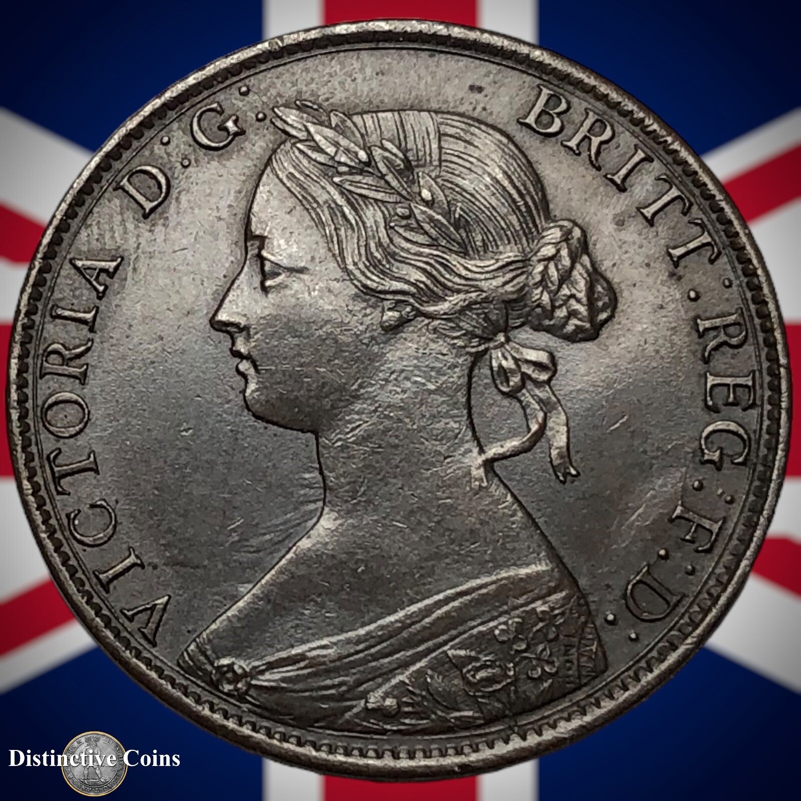 Great Britain 1861 Half Penny 1/2d GB5405