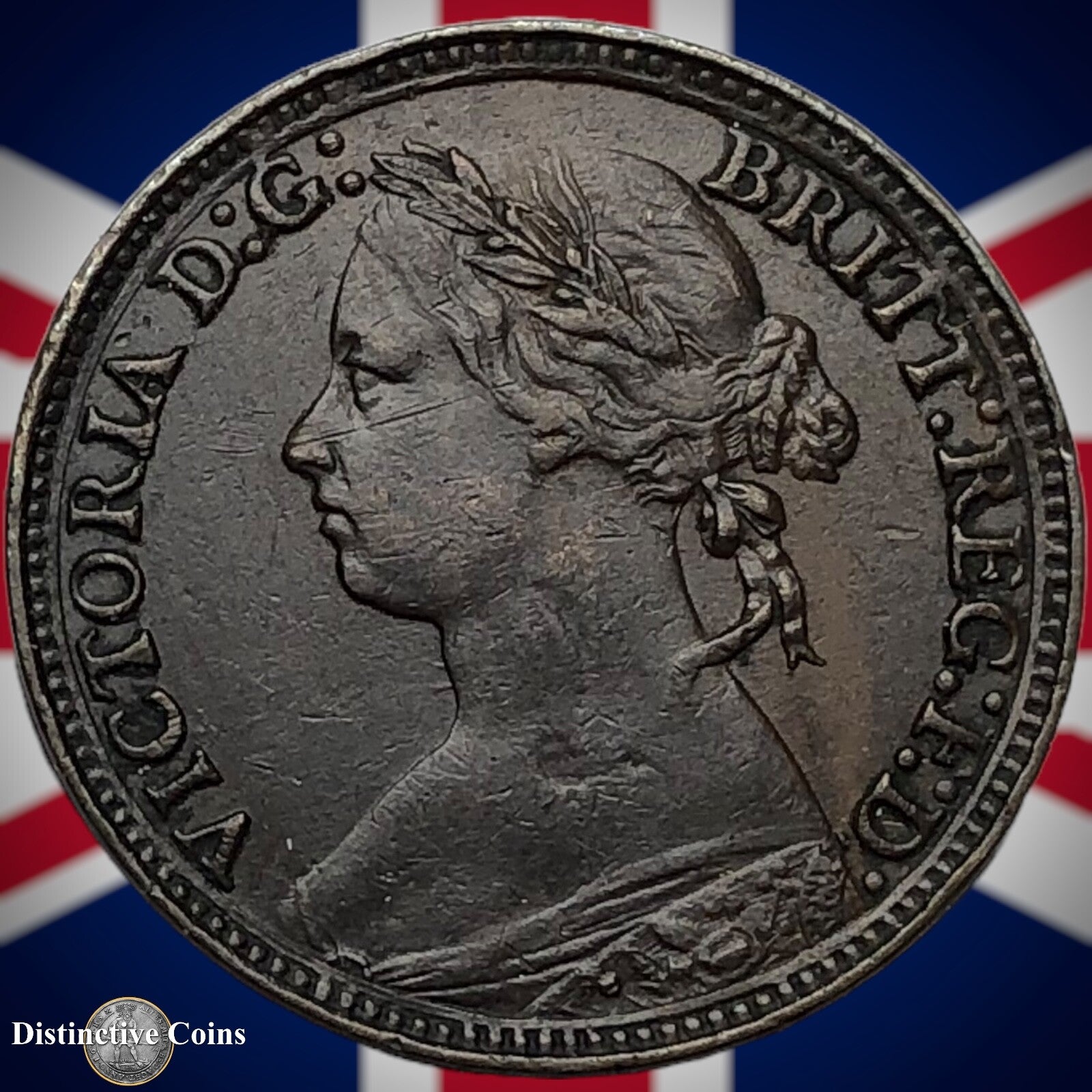 Great Britain 1880 Farthing 1/4d GB3846