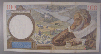 1940 France, Bank of, 100 Francs Circulated Nice   