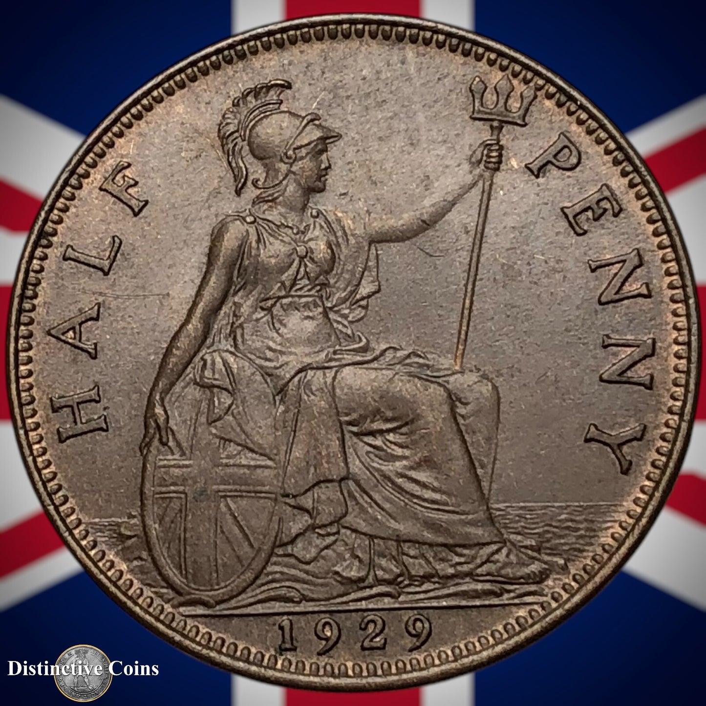 Great Britain 1929 Half Penny 1/2d GB5947