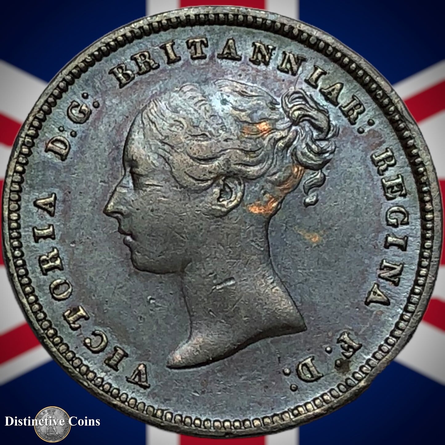 Great Britain 1844 Half Farthing 1/2 Penny GB3087