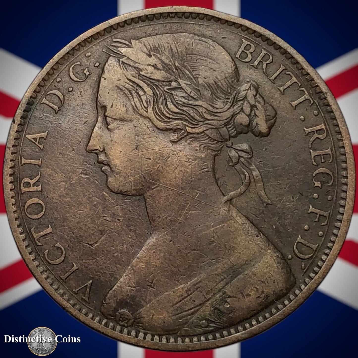 Great Britain 1862 Penny 1d GB6196