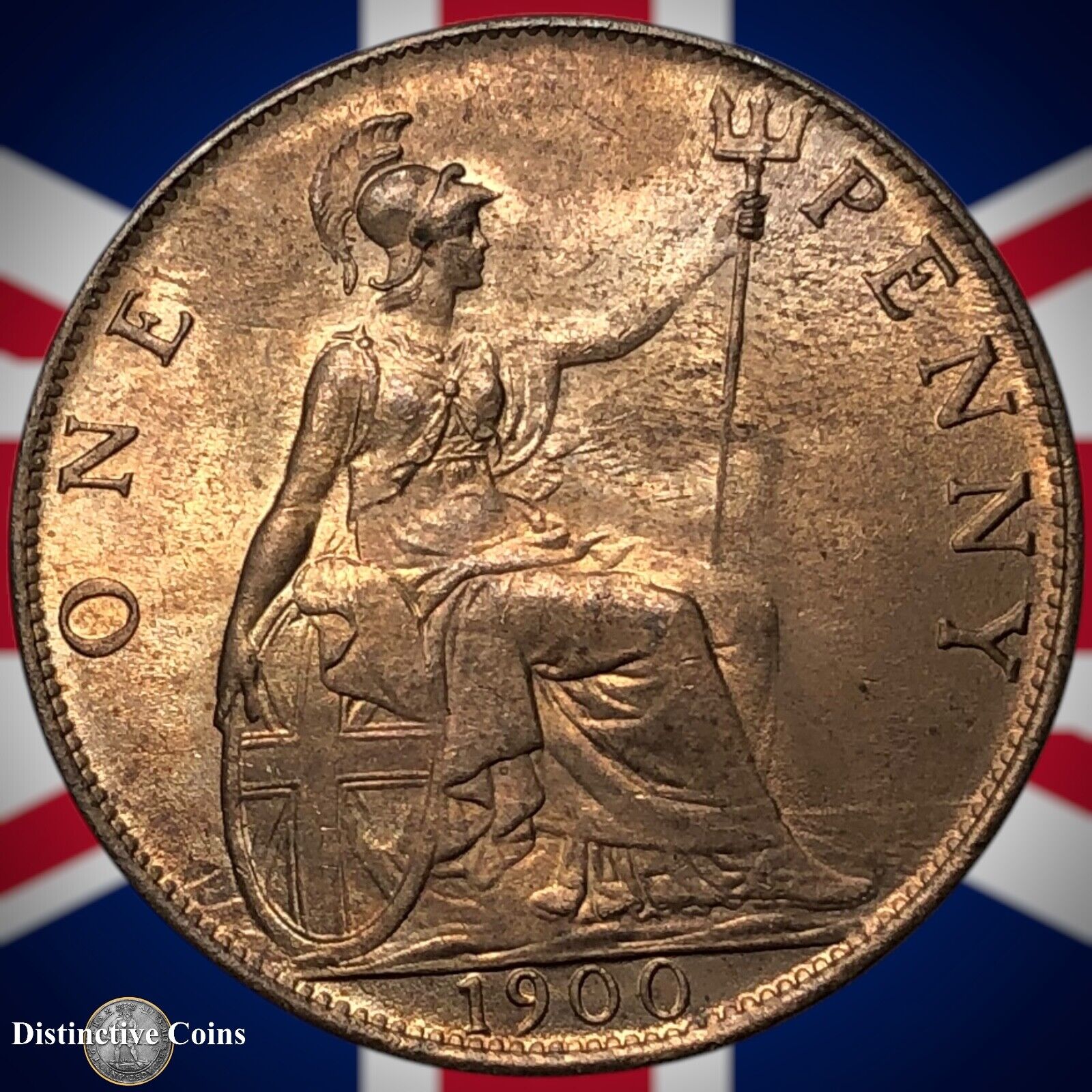 Great Britain 1900 Penny 1d GB6635