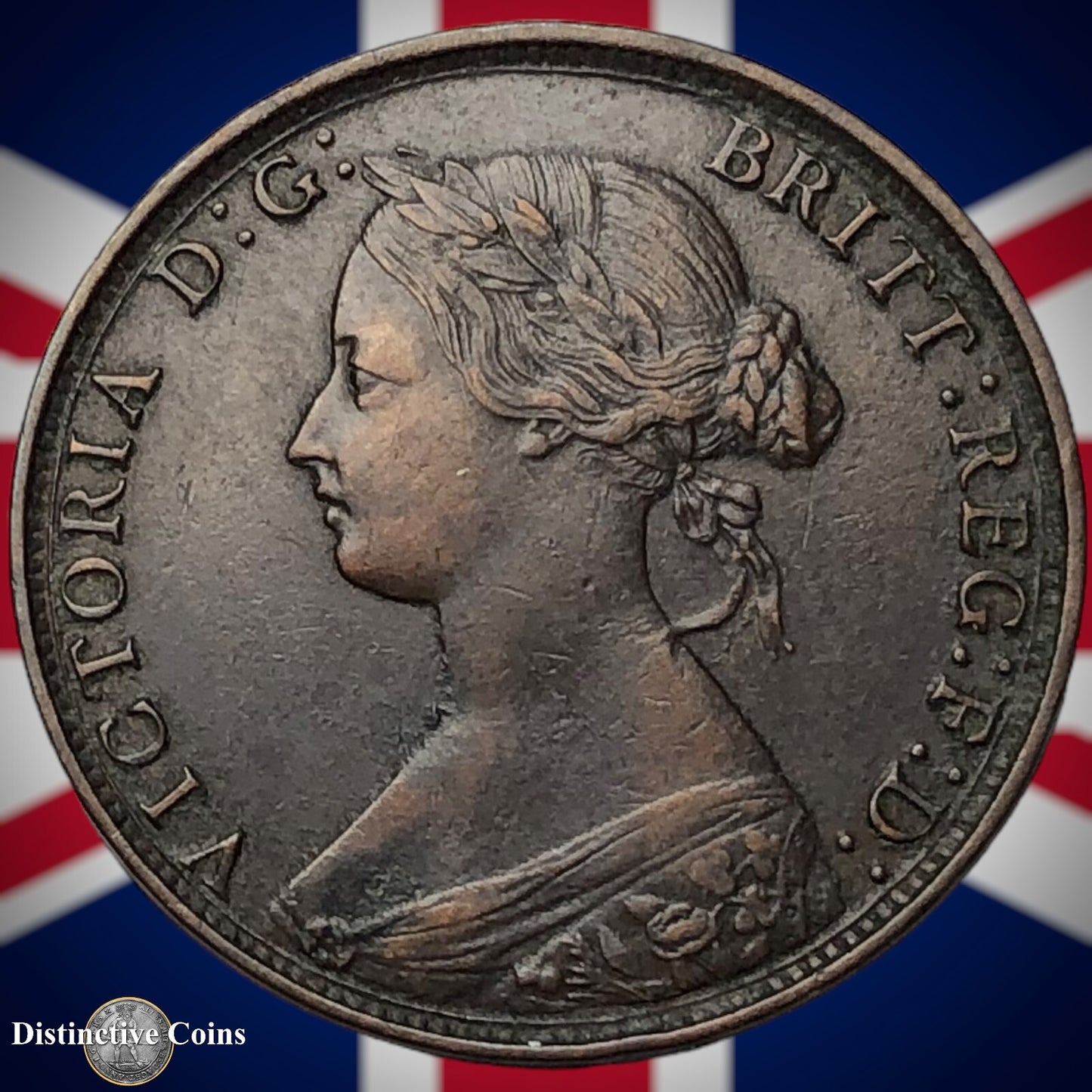 Great Britain 1861 Half Penny 1/2d GB5385