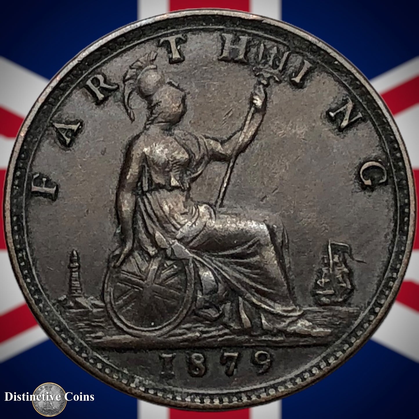 Great Britain 1879 Farthing 1/4d GB3814