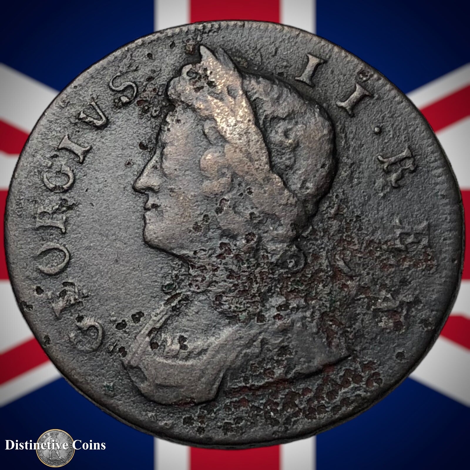 Great Britain 1731 Half Penny 1/2d GB5041