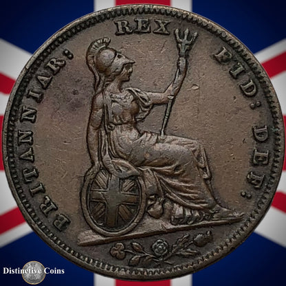 Great Britain 1831 Farthing 1/4d GB3350