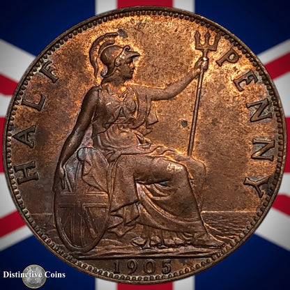 Great Britain 1905 Half Penny 1/2d GB5805