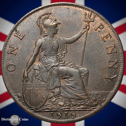 Great Britain 1919 Penny 1d GB6911
