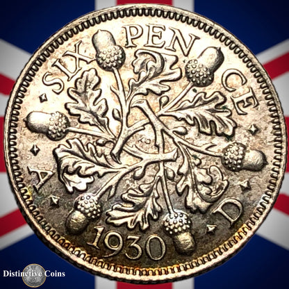 Great Britain 1930 Six Pence GB1696