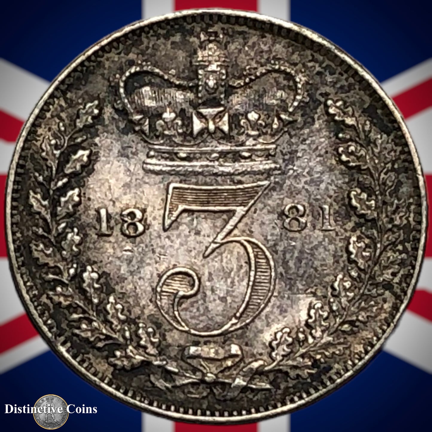 Great Britain 1881 Three Pence GB1918