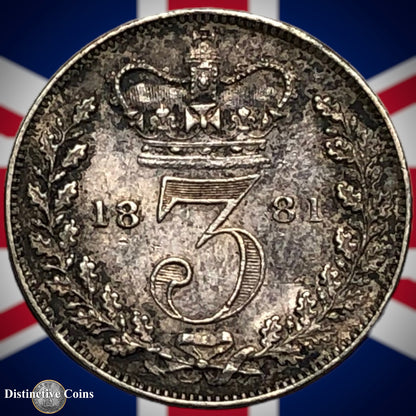 Great Britain 1881 Three Pence GB1918