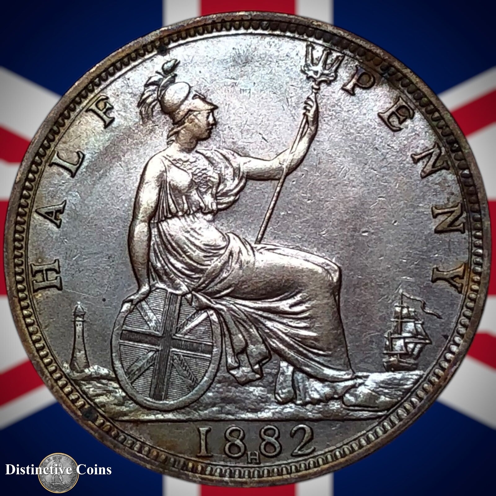 Great Britain 1882 H Half Penny 1/2d GB5560