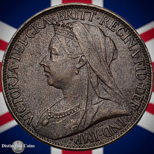 Great Britain 1901 Farthing 1/4d GB4500