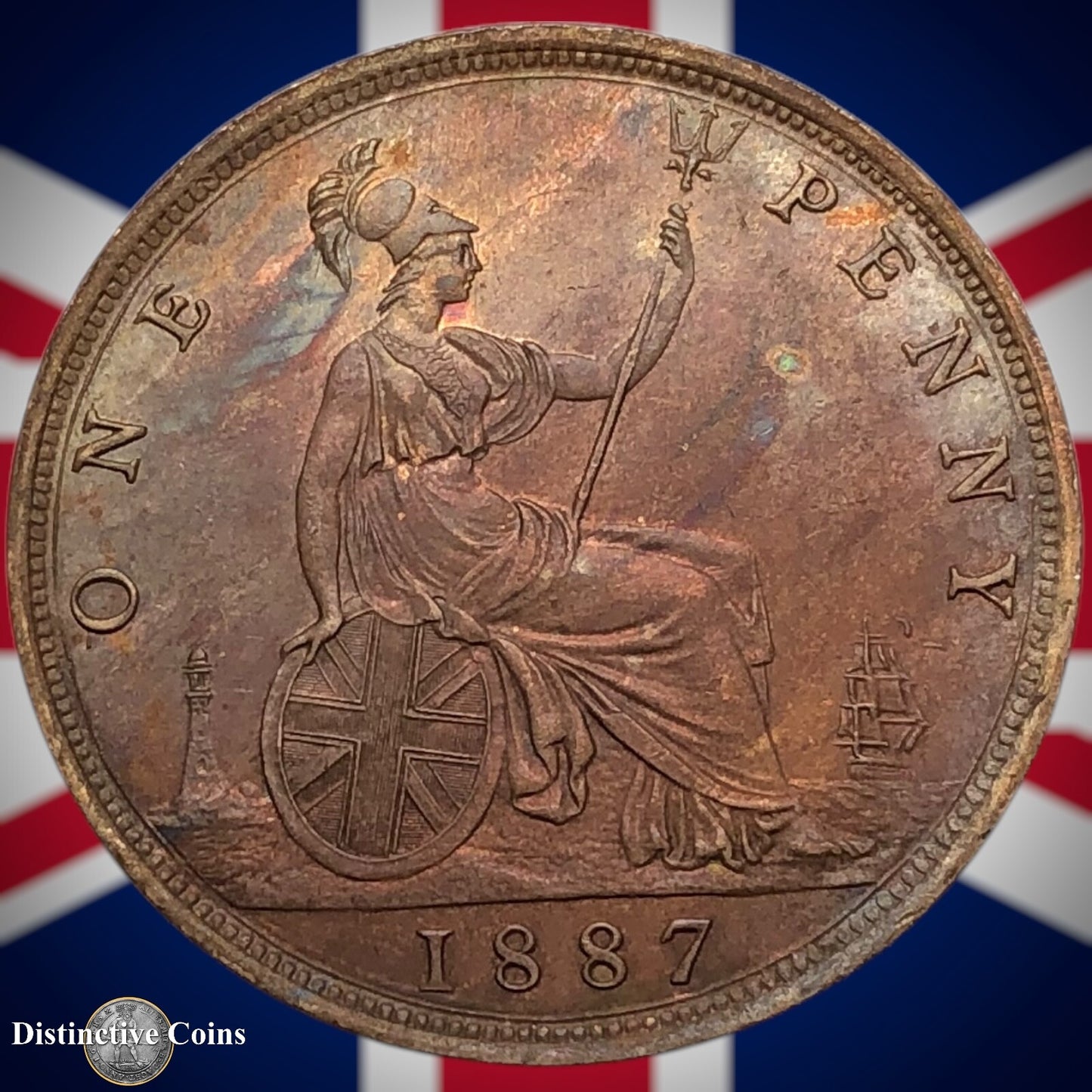 Great Britain 1887 Penny 1d GB6479