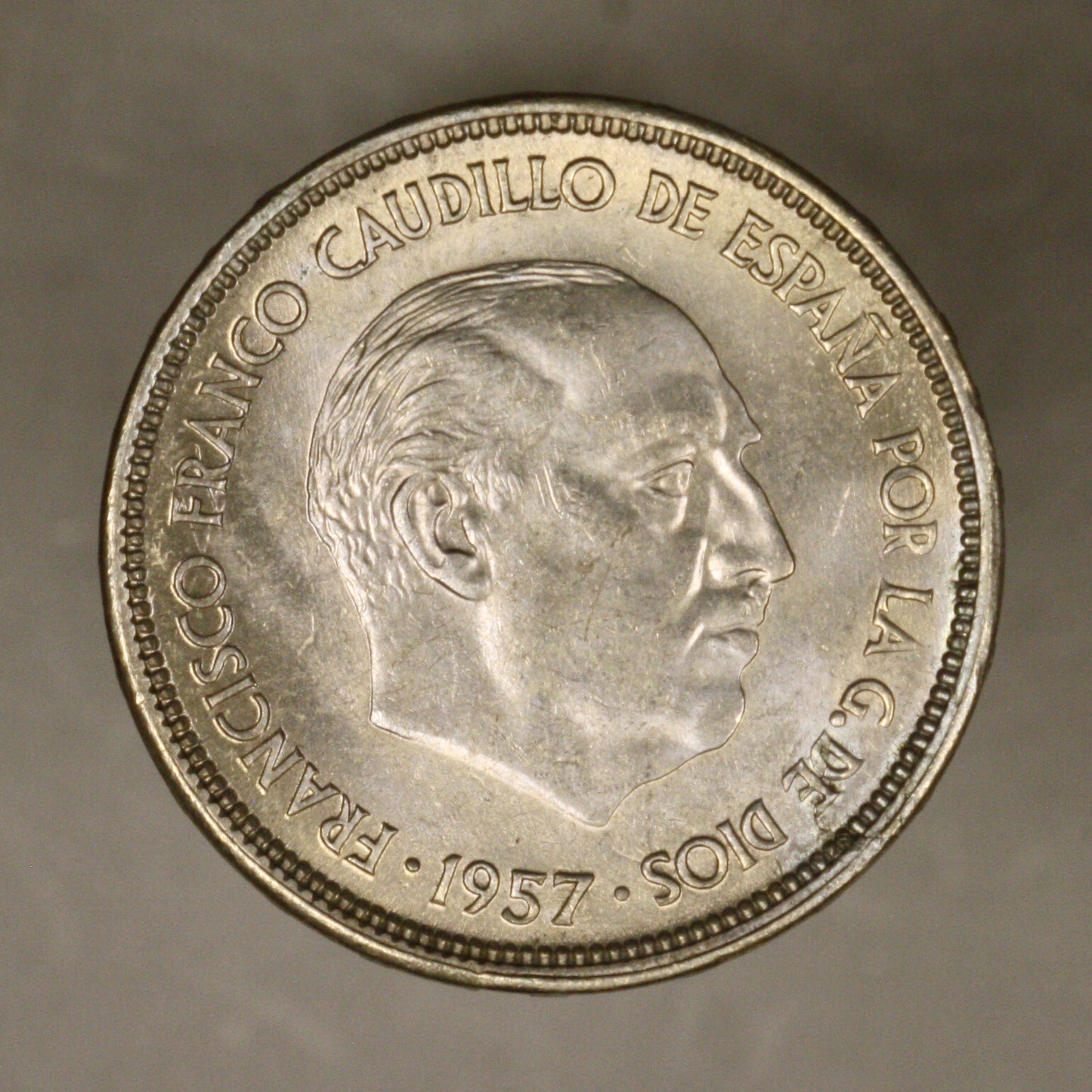 Spain 1957 25 Pesetas 